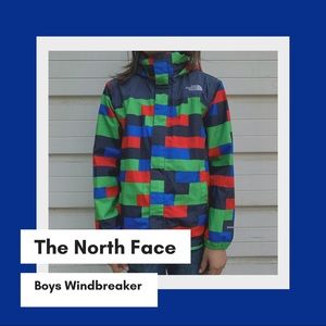 The North Face BOYS windbreaker size M 10/12